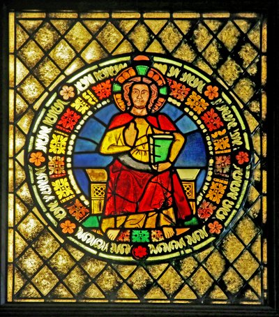 Window depicting Christ by French School